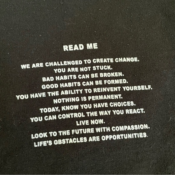 Boys Lie Read Me Cut Off Sweat Shorts Black Size Small - Picture 5 of 9